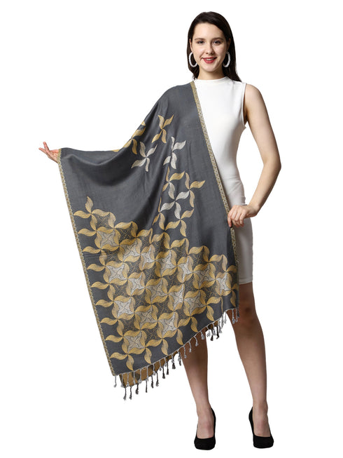 Women's Jamawar Wool Stole